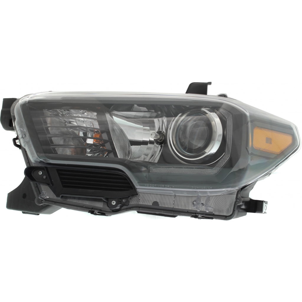 For Toyota Tacoma Headlight Assembly 2017 2018 2019 Driver Side LED w/ LED Fog Light Black Bezel For TO2502254 | 81150-04280