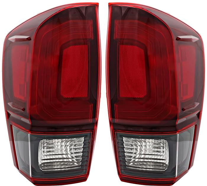 G-PLUS Tail Lights Assembly Compatible With Ford F150 2015 2016 2017 Taillamps Brakelights W/o Bulb Red Lens Left & Right Side Luces Traseras Rear Brake Lamps Assembly - Foto 8