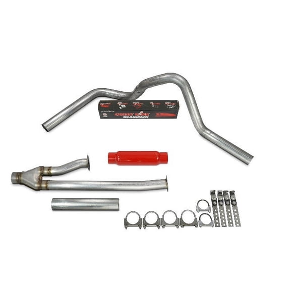 For Toyota Tundra 09-13 3" Direct Fit Single Exhaust Kit CB Glasspack Side/C