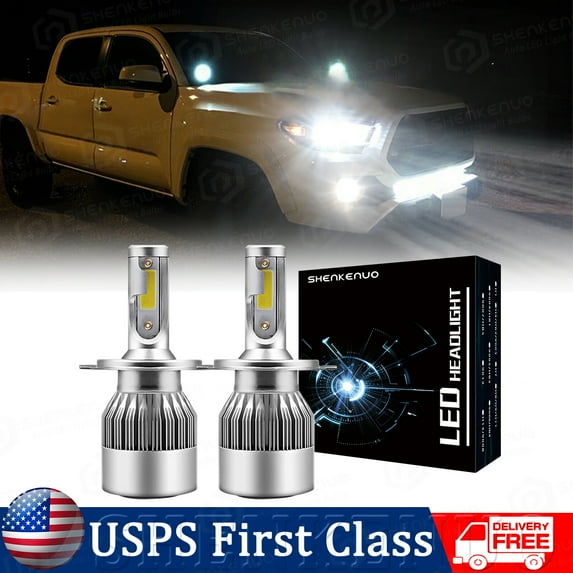 For Toyota Tundra 2000-2006 LED Headlight H4 Bulb High/Low Dual Beam White (2pcs)