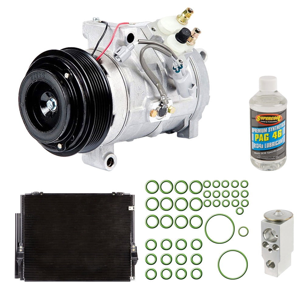 For Toyota Tundra 2007 2008 2009 OEM AC Compressor w/ Condenser Drier - BuyAutoParts