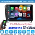 thumbnail image 1 of For Toyota Tundra 2007-2013 Sequoia 2008-2019 Car stereo radio Android 13 Carplay GPS player, 1 of 13