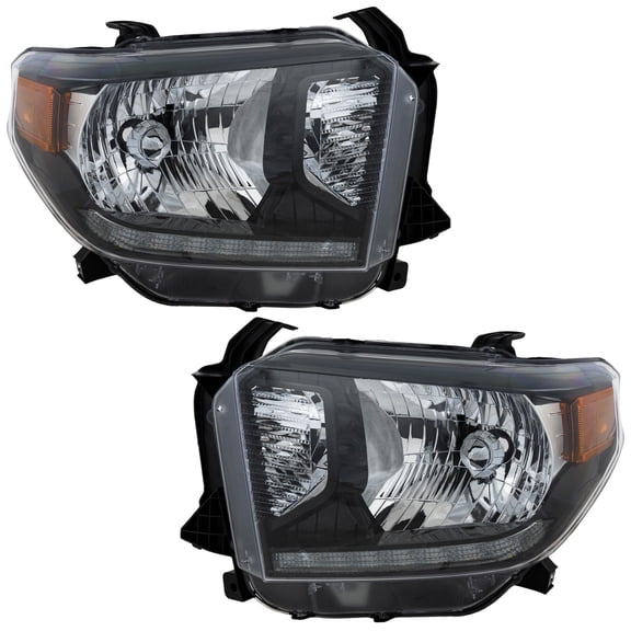 For Toyota Tundra 2014-2019 Headlight Driver and Passenger Side | LED | 2-Piece