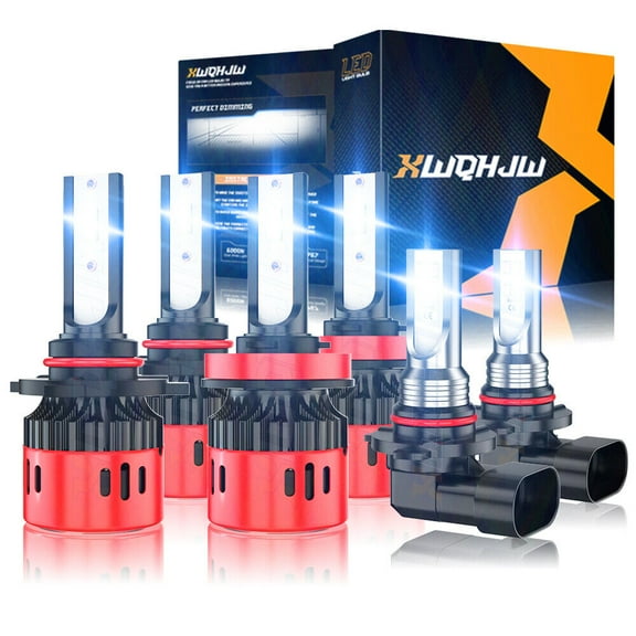 For Toyota Tundra Standard Cab Pickup 2007-2013 LED Headlight Fog Light Bulb Kit