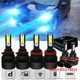 thumbnail image 1 of For Toyota Venza 2009-2016 8000K Headlights,9005 H11High Beam Low Beam Bulbs+H11Fog Beam,6pcs, 1 of 9