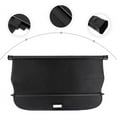 thumbnail image 1 of Black Cargo Cover Retractable Fits For Toyota Venza Trunk 2021-2023 Shield Shade, 1 of 14