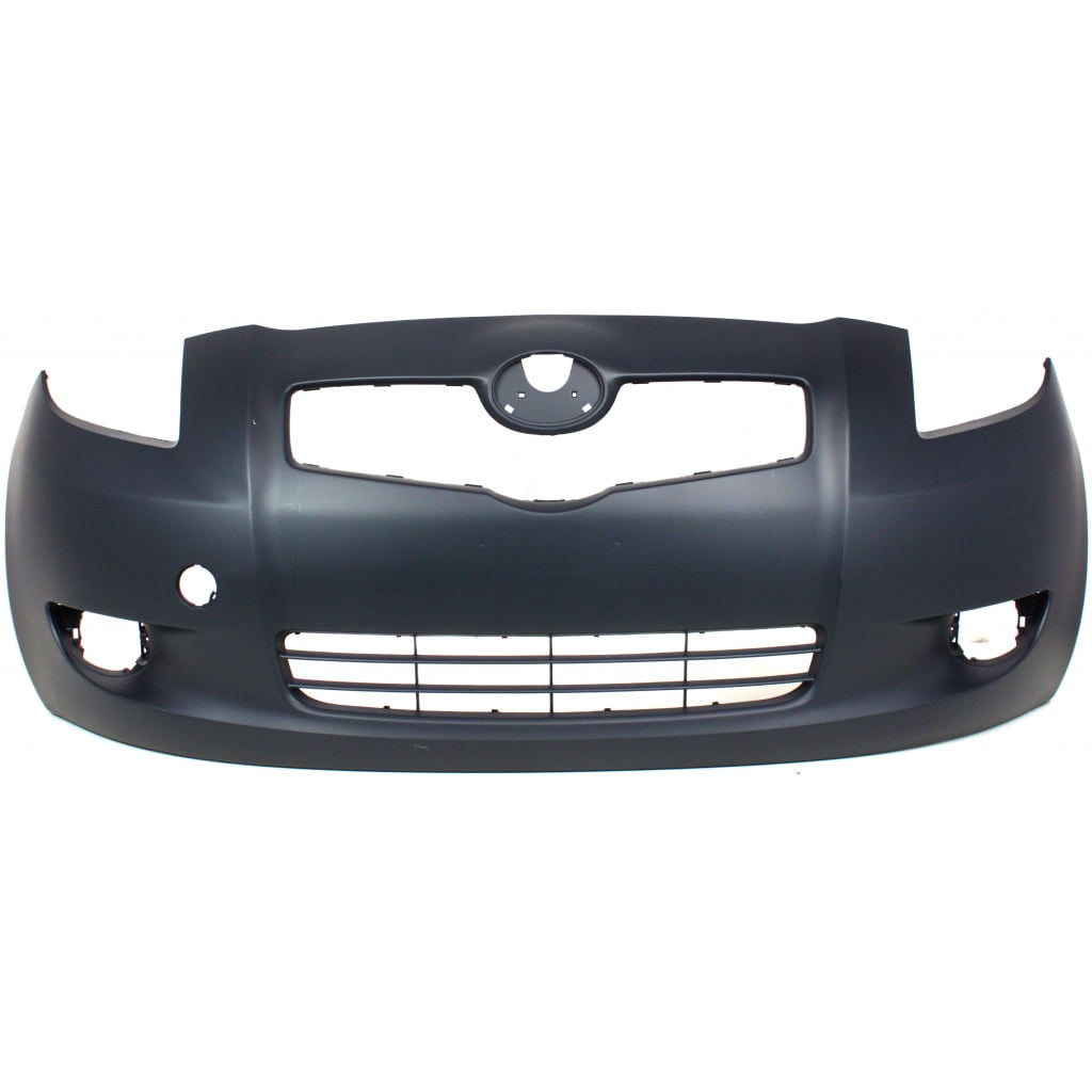 For Toyota Yaris Front Bumper Cover 2007 2008 | Primed | w/ Fog Light Holes | Hatchback | Plastic | TO1000325 | 5211952925