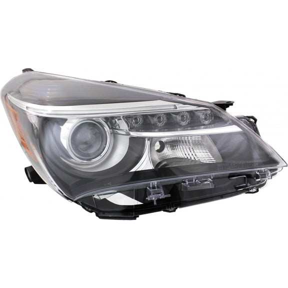 For Toyota Yaris Hatchback 15-17 Headlight Assembly Unit Projector w/LED DRL SE Model Passenger Side DOT Certified | TO2519151 | 81130-0DA80