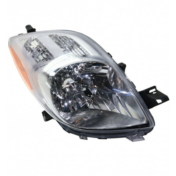 For Toyota Yaris Headlight Assembly 2007 2008 Passenger Side CAPA Certified Replacement for TO2503170 Vehicle Trim: Hatchback