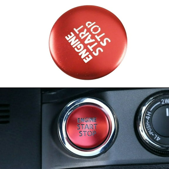 For Toyota for Tacoma 2016-23 Engine Start Stop Button Cover Trim Engine Switch