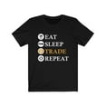 thumbnail image 1 of For Trader Eat Sleep Trade Repeat Bitcoin BTC Crypto Trader HODL, 1 of 2