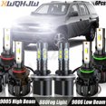 thumbnail image 1 of For Trailblazer 2006-2009 6000K Combo 9005 9006 880/899 LED Headlight Fog Bulbs, 1 of 12