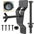 thumbnail image 1 of For Trailer Wall Mounted Spare Tire Carrier with Bolts for Different Sizes, 1 of 9