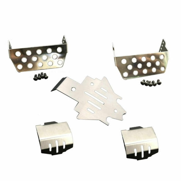 For Traxxas TRX-4 Upgrade Kit Silver Stainless Steel Parts for Improved Performance