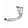 thumbnail image 1 of For Triumph Trident 660 2021 2022 2023 2024 Modified Motorcycle Escape ATV Exhaust Header Link Pipe 51MM Slip-on Muffler Tube System, 1 of 5