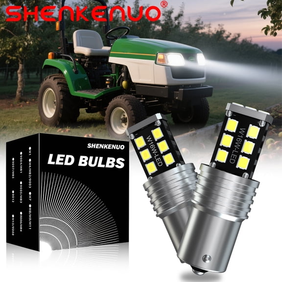 For Troy-Bilt Pony Super Bronco Horse headlights 2 Super Bright LED light bulbs