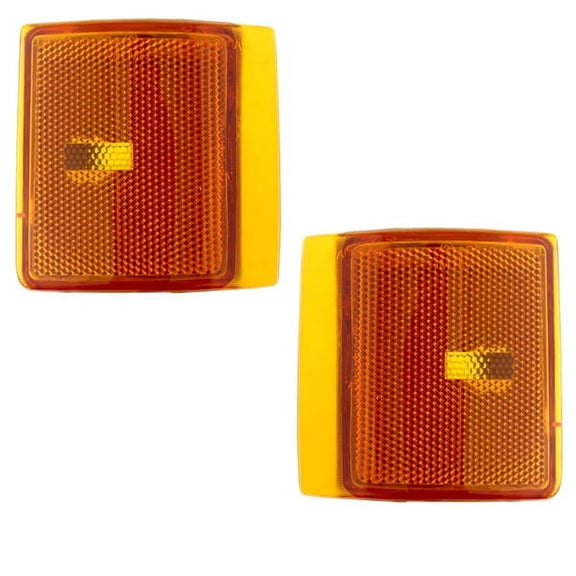 For Truck Lower Park Corner Light Turn Signal Marker Lamp Left Right Set PAIR