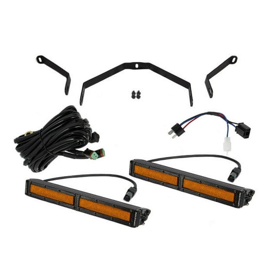 For Tundra 12" LED Driving Light Kit Amber Flood Diode Dynamics DD6069