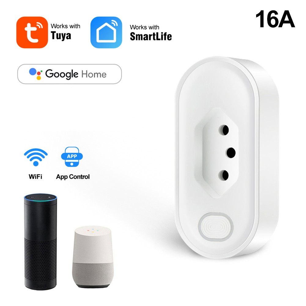 4X Tuya WiFi Smart US Plug Switch Socket Outlet Remote Control for Alexa  Google