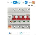 thumbnail image 1 of For Tuya 40A WiFi Smart Circuit Breaker Automatic Switch Overload Protection, 4P 40A, 1 of 8