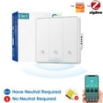 thumbnail image 1 of For Tuya For Zigbee 1/2/3 Gang Human Motion-Sensing Smart Wall Secure Switch, 1 of 10