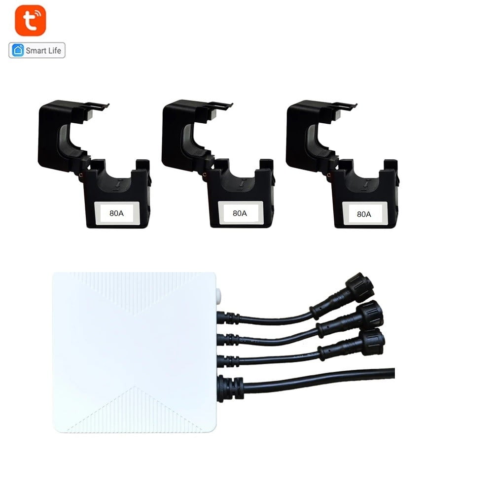 For Tuya Intelligent Life ThreePhase Meter 80A Power Clamp Current