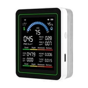 For Tuya Smart Air Quality Monitor 2025 Upgraded Real Time Formaldehyde TVOC PM2.5 Detector with App Alert