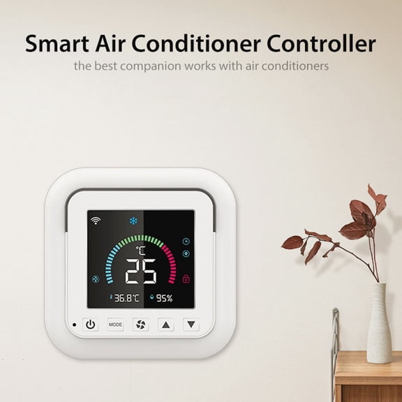For Tuya Smart Temperature And Humidity Color Screen Infrared Thermostat