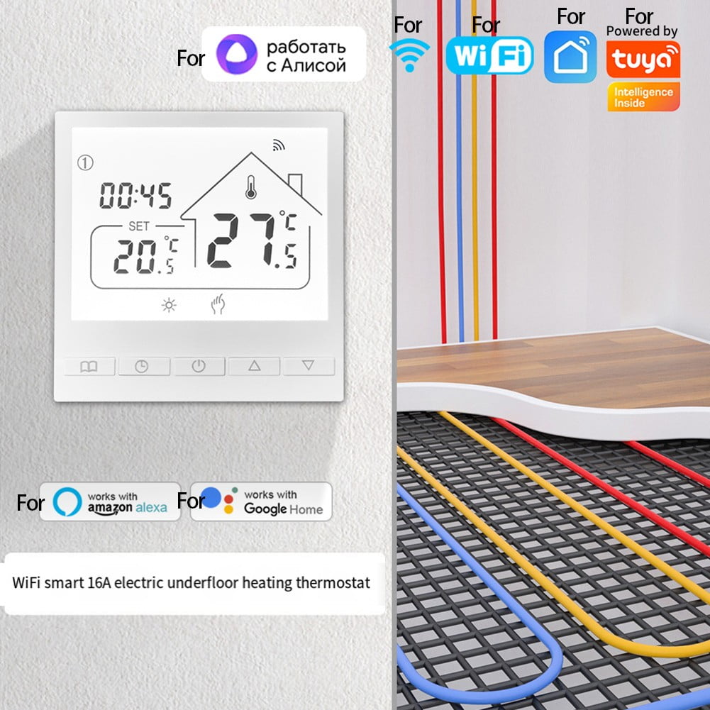 For Tuya Smart Wifi Floor Heating/Gas/Water Heating Temperature