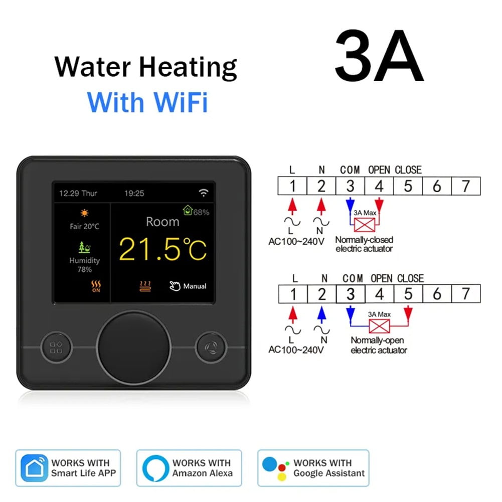 For Tuya for Smart Wifi Thermostat Controller Electric Floor Heating