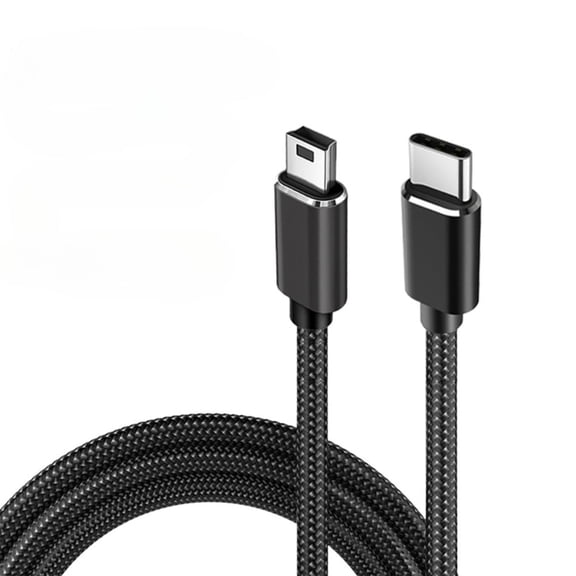 For Type-C To MINI5P, Android USB Type C To Mini USB Cable Fast Charging Data Sync