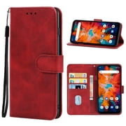 For UMIDIGI BISON X10 Leather Phone Case(Red) For UMIDIGI BISON X10