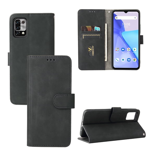 For Umidigi Power 5 Solid Color Skin Feel Magnetic Buckle Horizontal Flip Calf Texture PU Leather