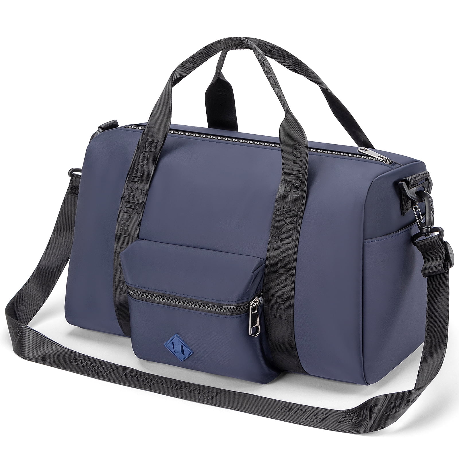 For United Airline 17x10x9 Inches Personal Item Underseat Travel duffle bag, ports Tote Gym Bag,Shoulder Weekender Overnight Bag (Navy)