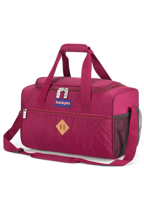 For United Airline Jet Blue 17 Inches Personal Item Under Seat Duffel Bag (Purple)
