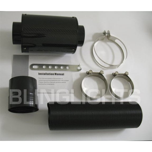 For Universal Cold Air Intake Carbon Fiber Heat Shield Internal CAI Filter Element Tube