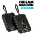 thumbnail image 1 of For Universal Fast Charge Power Bank Battery Portable Charger 10000mAh Built-In / Type-C Cable, 1 of 5