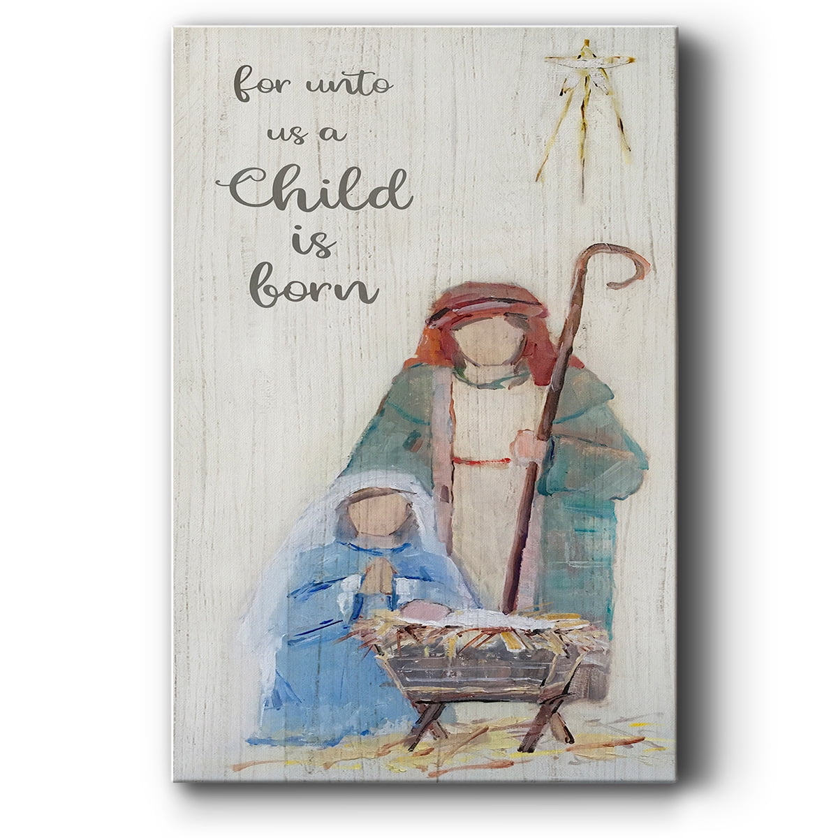 For Unto Us- Gallery Wrapped Canvas