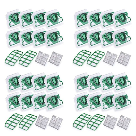 For VK200 FP200 Parts for Kobold Bag Replacement Filter 32 VK200 Bags+8 HEPA Filters+48 Fragrances