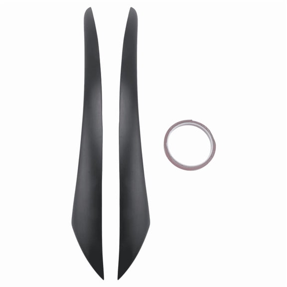For VOLVO S40 V50 2004-2012 Resin Headlights Eyebrows Eyelids Cover Eyelash Head Light Lamp Sticker