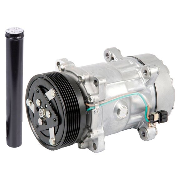 For VW EuroVan 2001 2002 2003 OEM AC Compressor w/ A/C Drier - BuyAutoParts