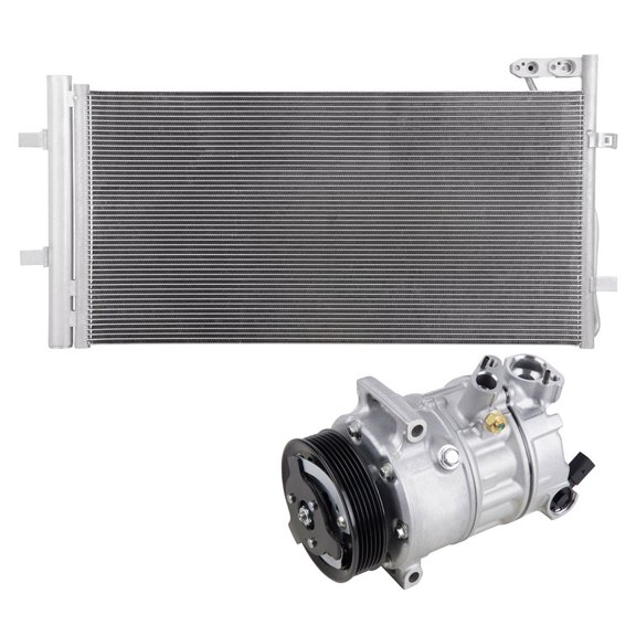 For VW GTI Mk6 2013 2014 OEM AC Compressor w/ A/C Condenser & Drier - BuyAutoParts