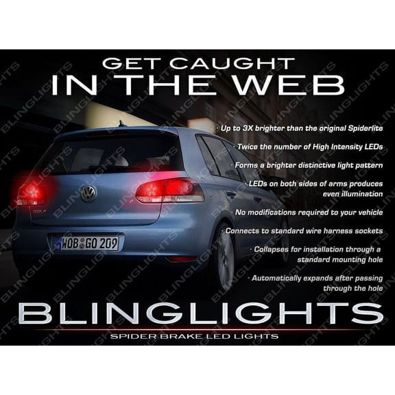 For VW Golf Custom LED Tail Lamp Upgrade Replacement Light Bulbs Set Volkswagen
