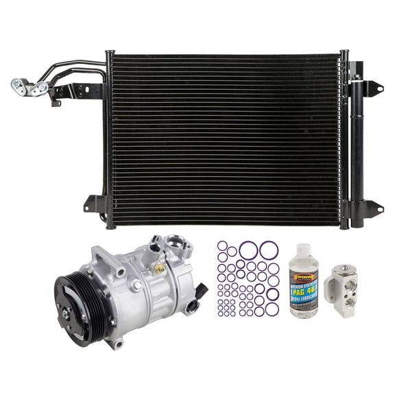 For VW Golf & Eos OEM AC Compressor w/ A/C Repair Kit - BuyAutoParts