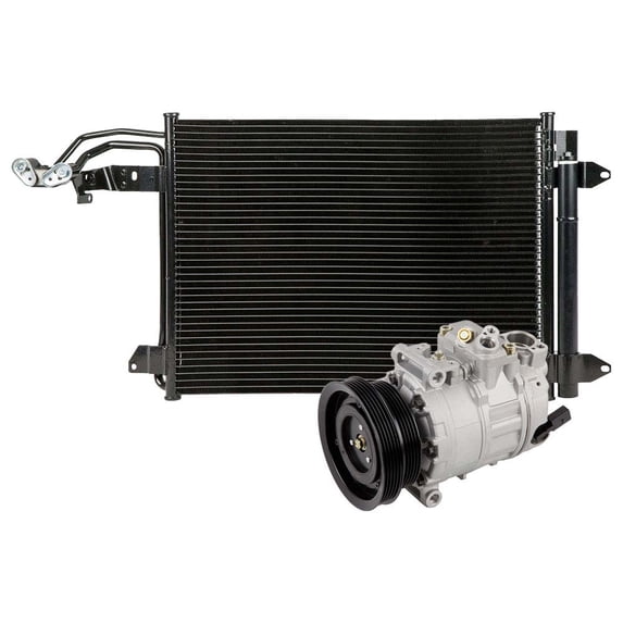 For VW Jetta AC Compressor w/ A/C Condenser & Drier - BuyAutoParts