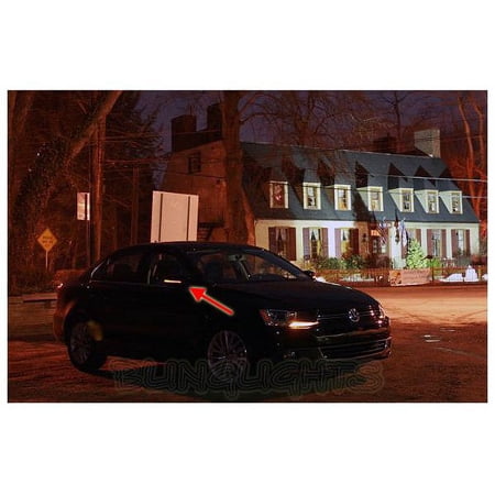 For VW Jetta LED Side Mirror Turnsignals LEDs Mirrors Turn Signals Lights Signalers Lamps Volkswagen