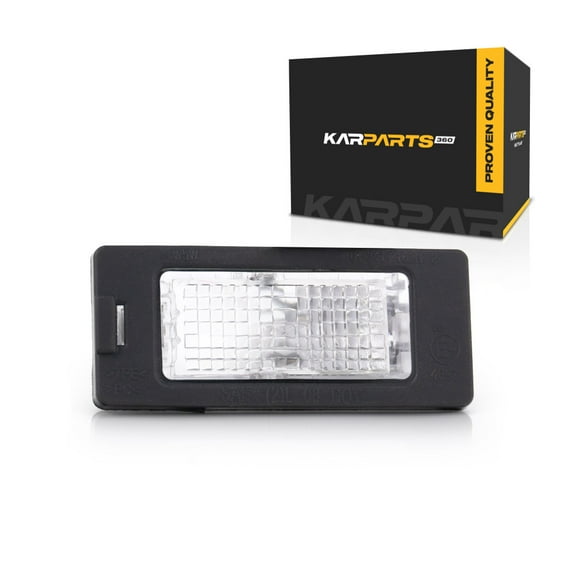 For VW Jetta License Light Assembly 2011 2012 2013 Driver OR Passenger Side | Single Piece | Bulb Type CAPA For VW2870113 | 5N0 943 021 B