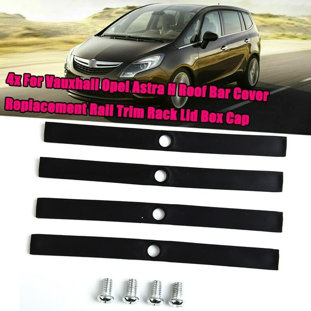 For Vauxhall for Opel Astra H Roof Rail Cover Replacement Trim Rack Inc