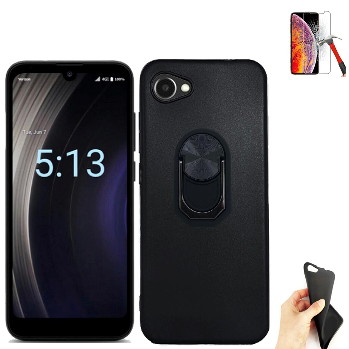 For Verizon Orbic Joy Case with Phone Stand,Screen Protector (Flexible