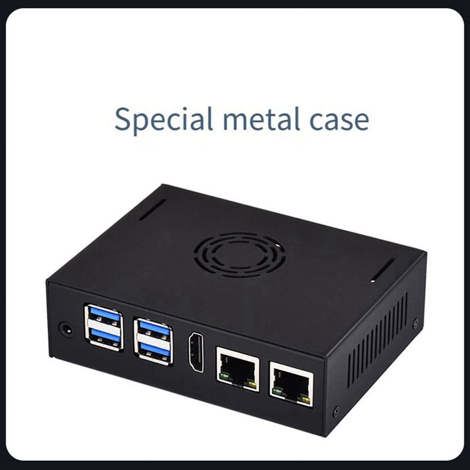 For VisionFive2 Special Metal Shell with Cooling Fan Mini Host Computer ...